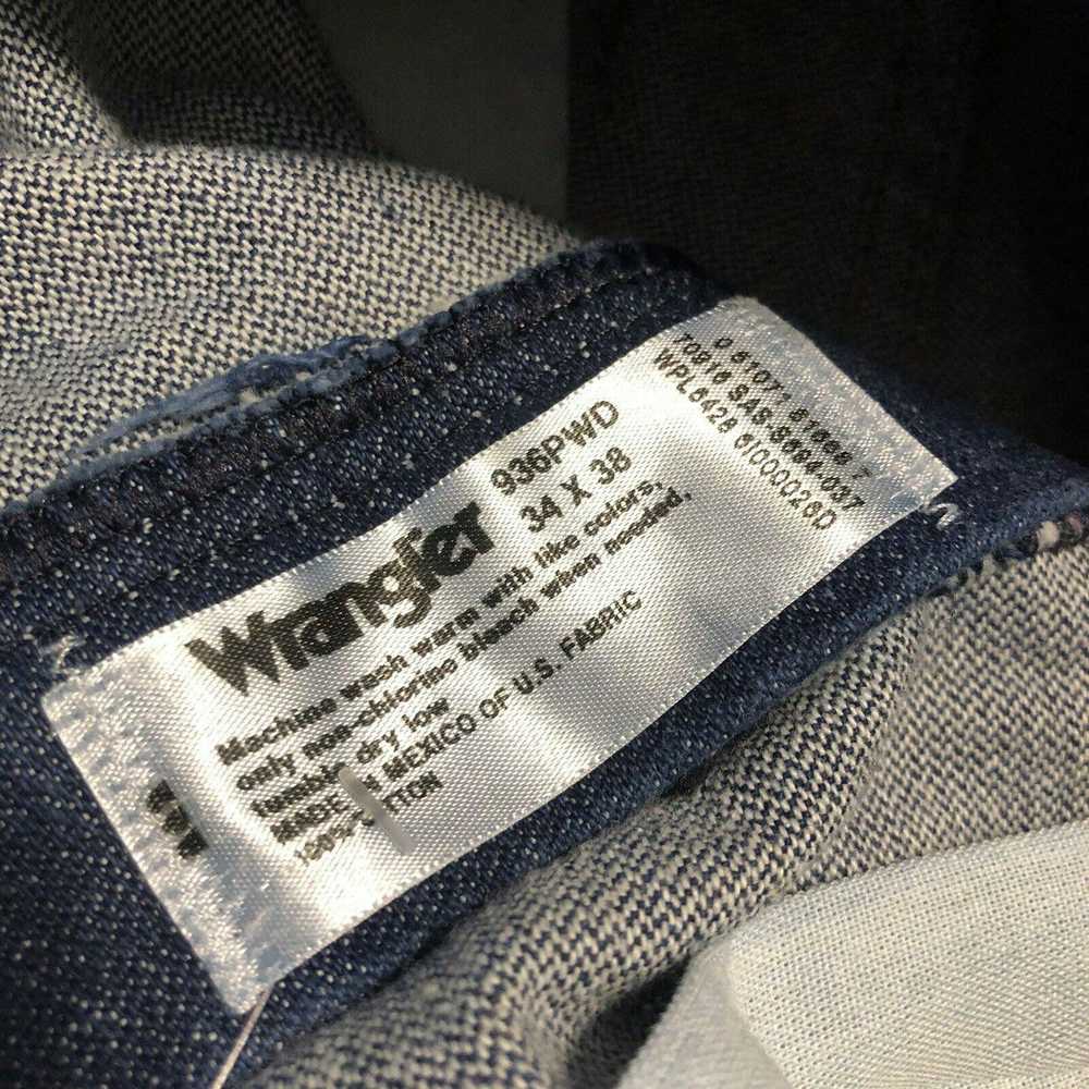 Wrangler VTG Wrangler Jeans 34X38 Medium Wash USA… - image 4