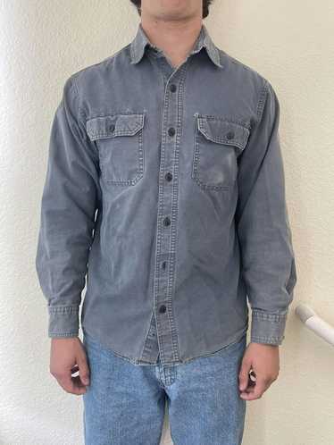 Redhead Vintage Faded grey Button Down shirt by Re