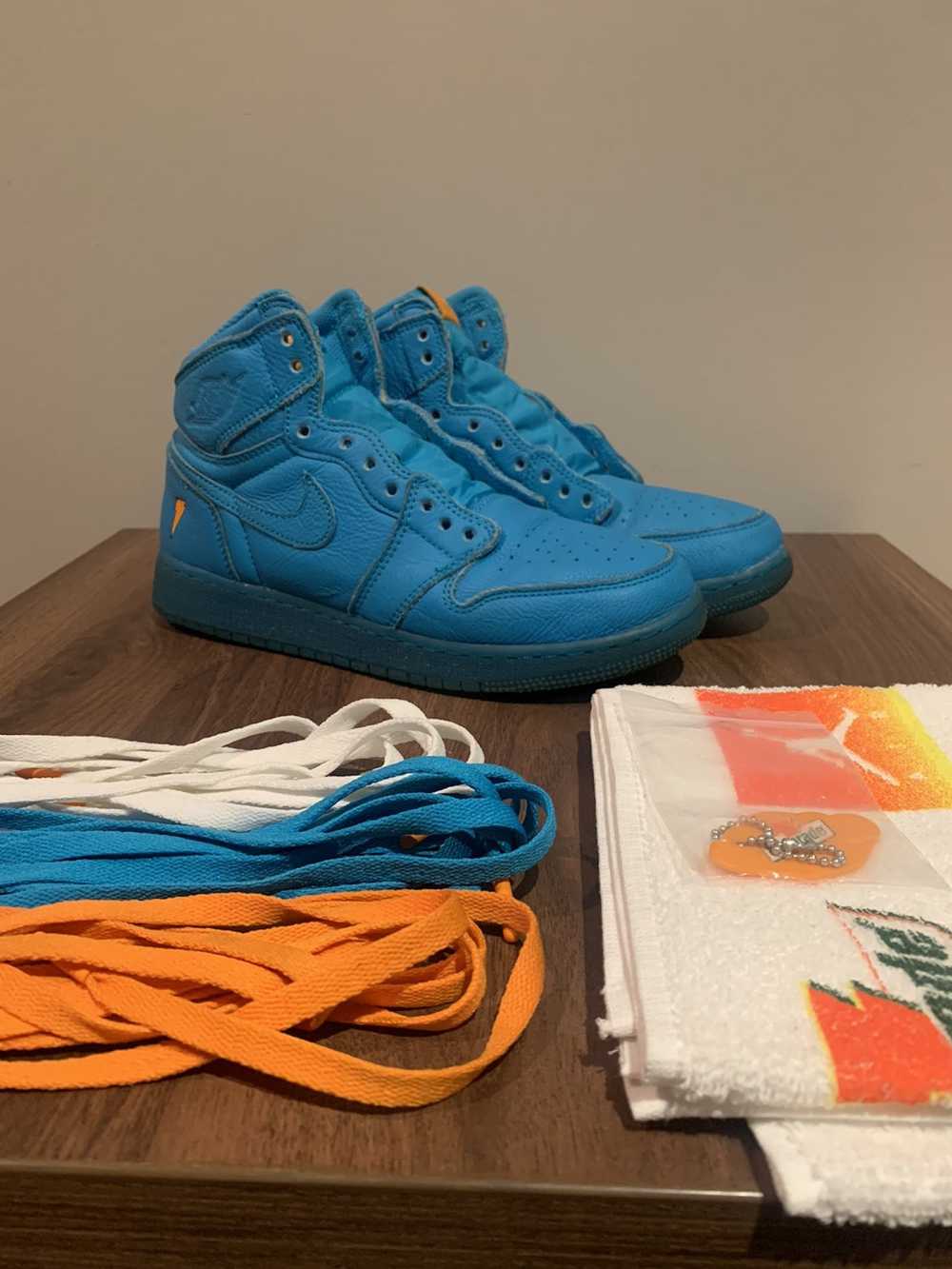 Jordan Brand × Nike × Vintage Jordan 1 High Blue … - image 1