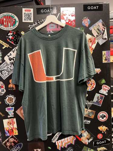 Vintage Vintage University Of Miami Taylor Tshirt - image 1