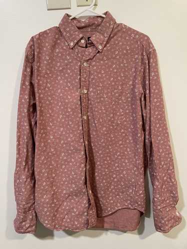 J.Crew J. Crew Pink Anchor Button Up