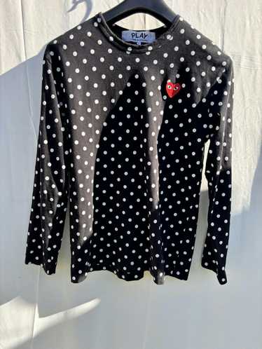 CDG CDG CDG CDG polka dot long sleeve - image 1