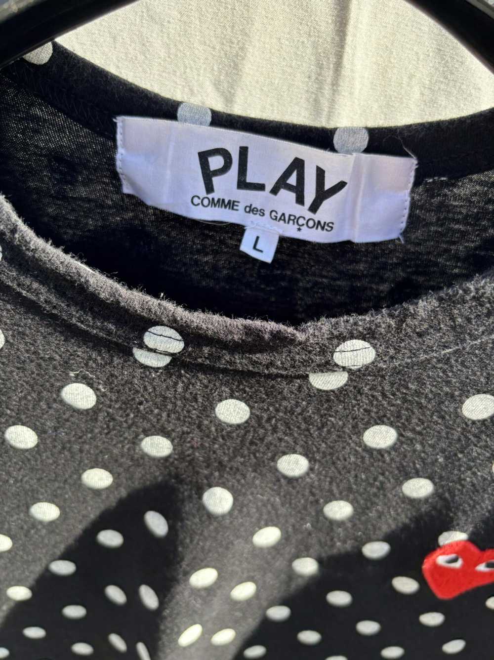 CDG CDG CDG CDG polka dot long sleeve - image 3