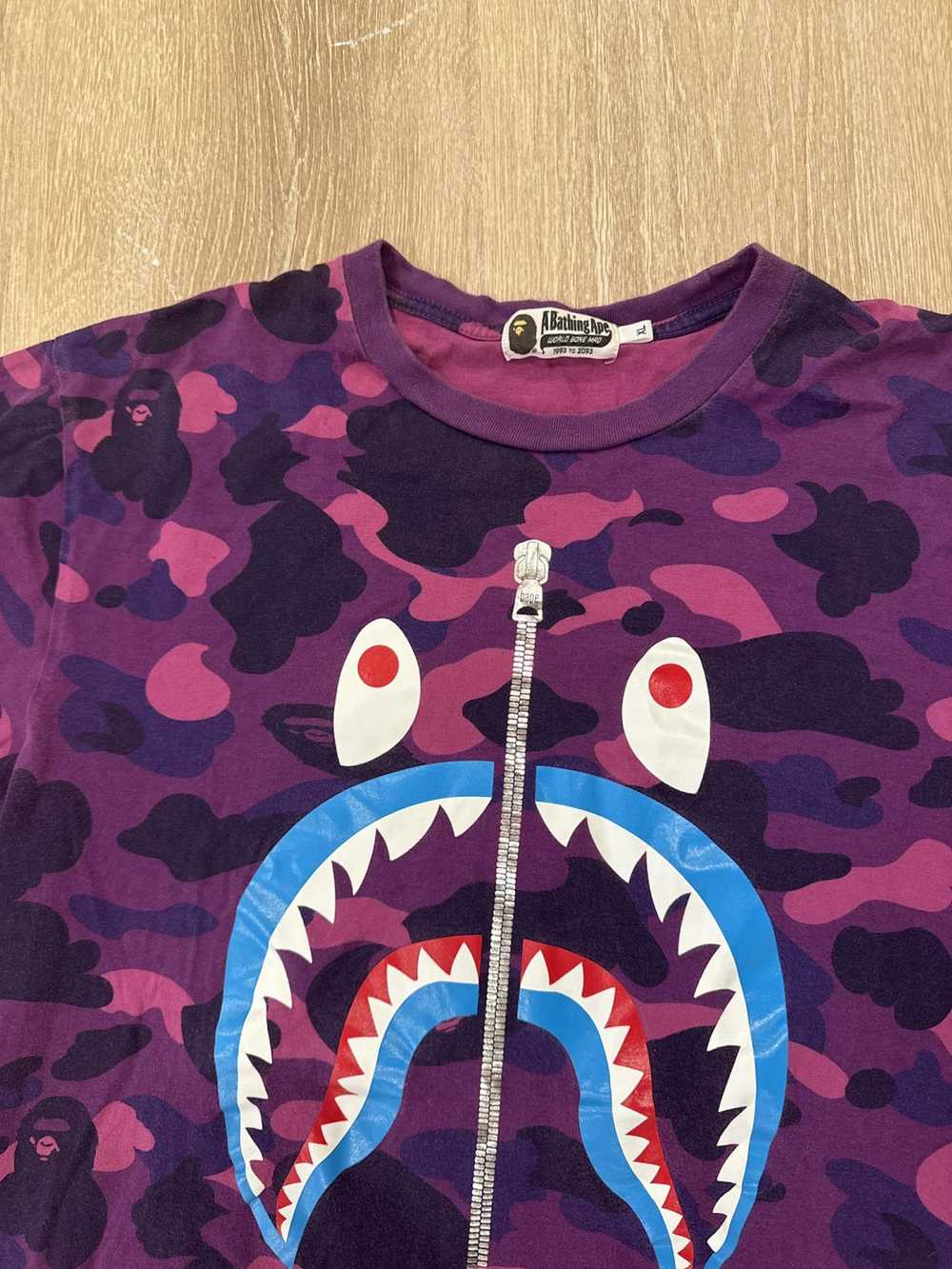 Bape Bape Purple Camo t-shirt - image 3