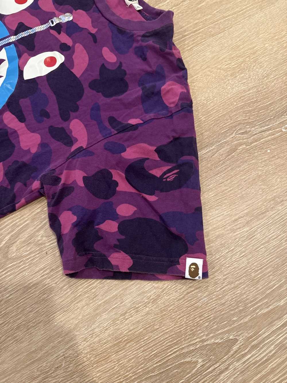 Bape Bape Purple Camo t-shirt - image 5