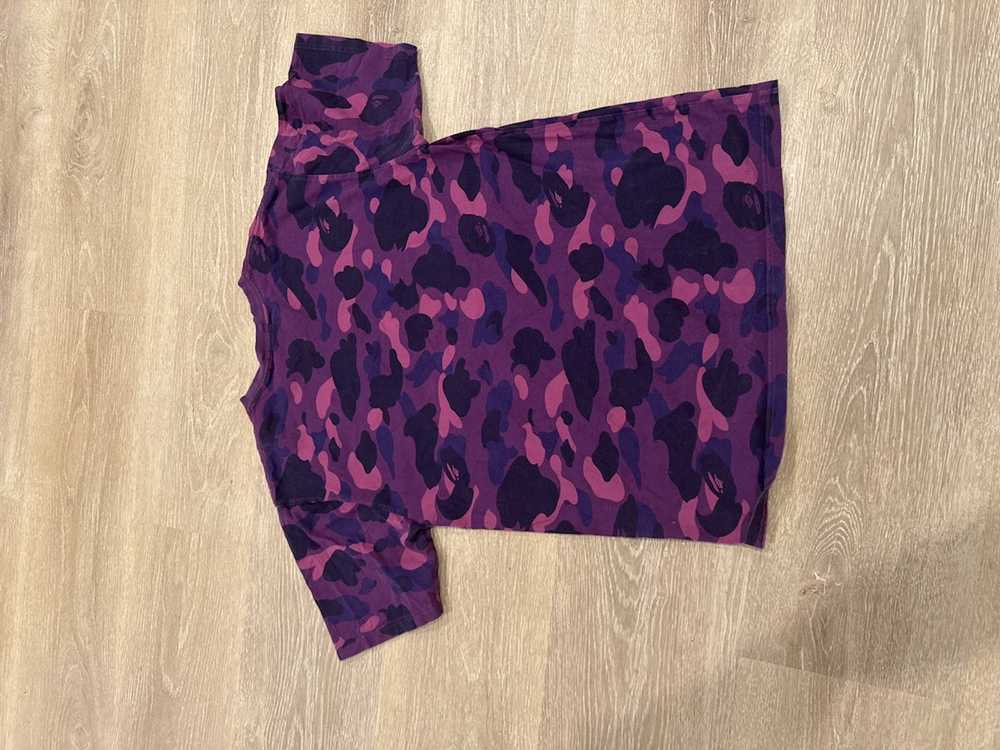 Bape Bape Purple Camo t-shirt - image 7