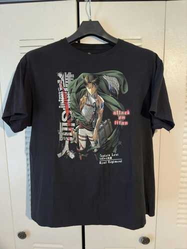 Vintage Attack On Titan Captain Levi Season 3 Tee