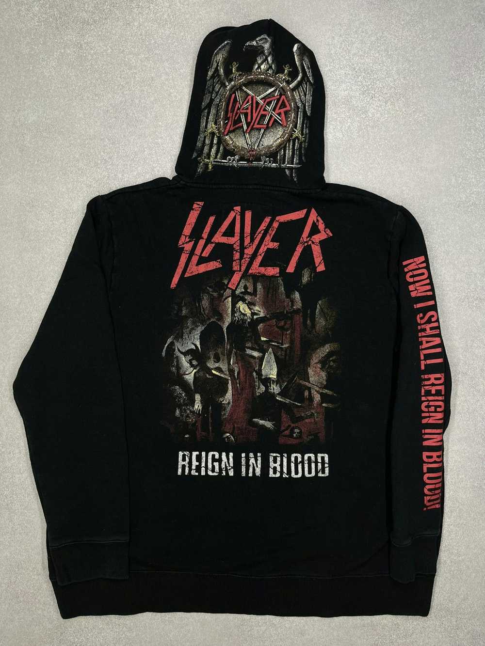 Rock Band × Slayer × Vintage Hoodie Slayer Reign … - image 2