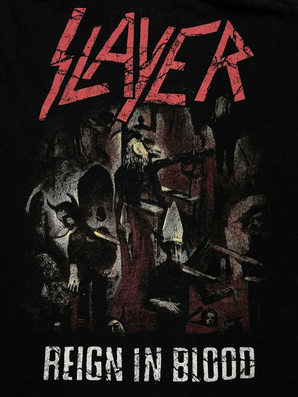 Rock Band × Slayer × Vintage Hoodie Slayer Reign … - image 3