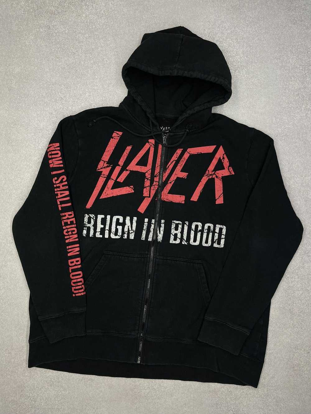 Rock Band × Slayer × Vintage Hoodie Slayer Reign … - image 6