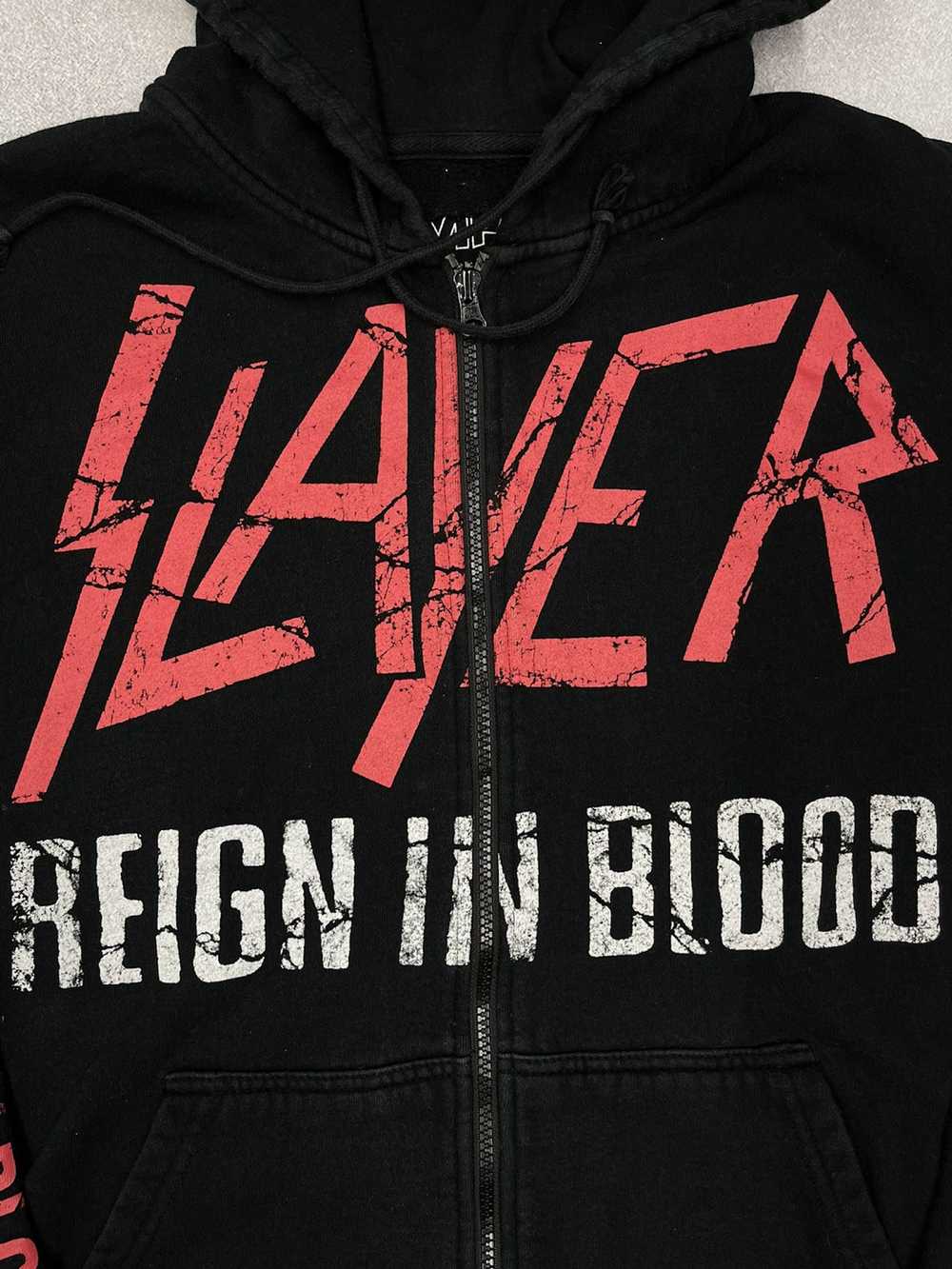 Rock Band × Slayer × Vintage Hoodie Slayer Reign … - image 7