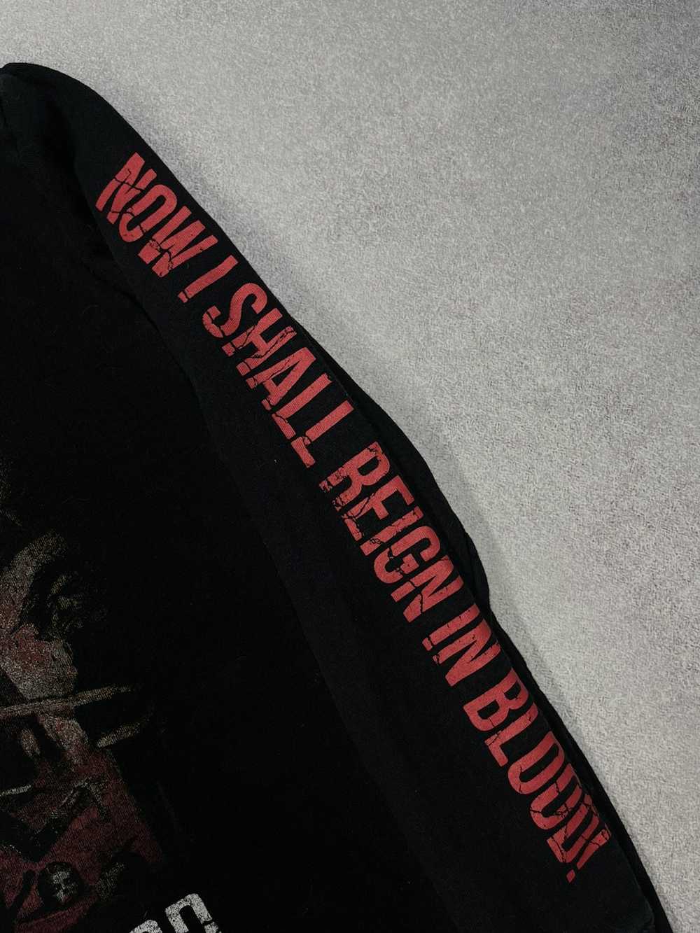 Rock Band × Slayer × Vintage Hoodie Slayer Reign … - image 8