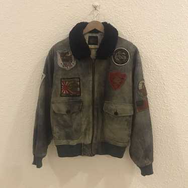 type g 1 leather jacket - Gem