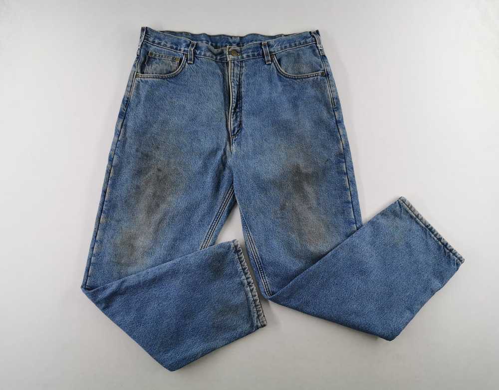 Carhartt Vintage 90s Carhatt Denim Jeans Size 40/… - image 4