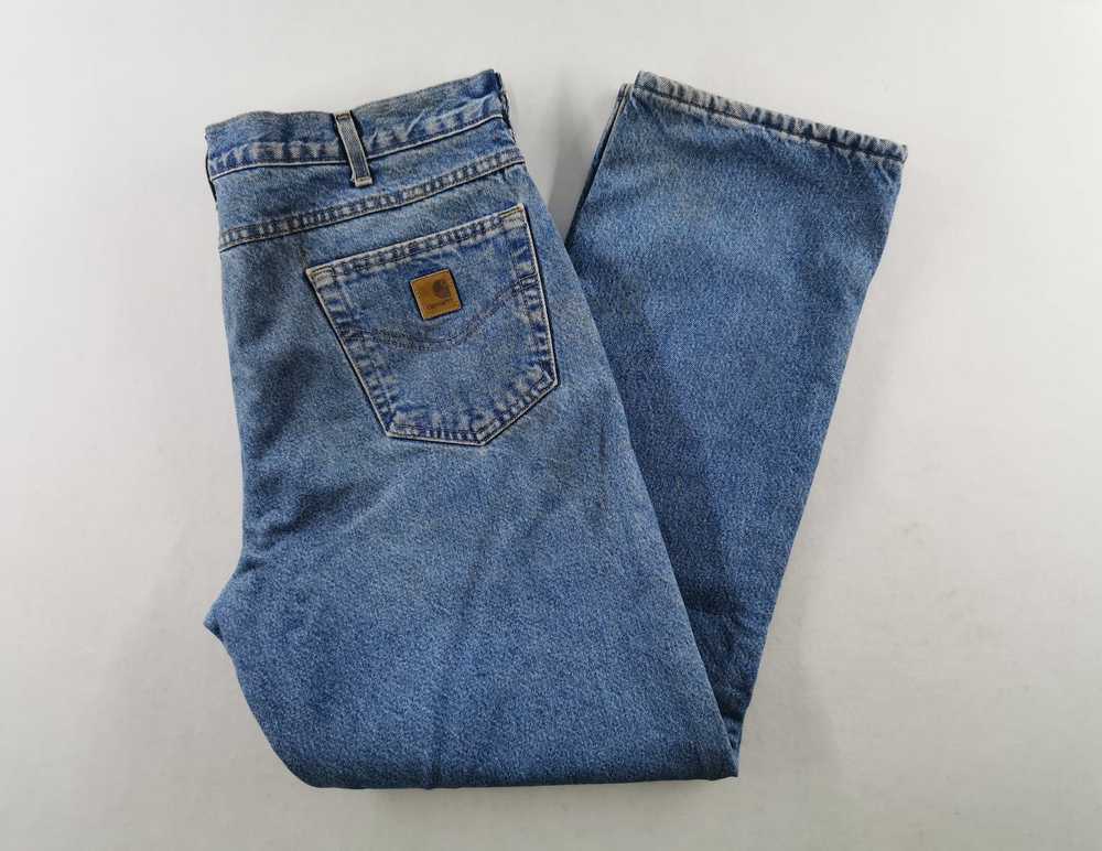 Carhartt Vintage 90s Carhatt Denim Jeans Size 40/… - image 5