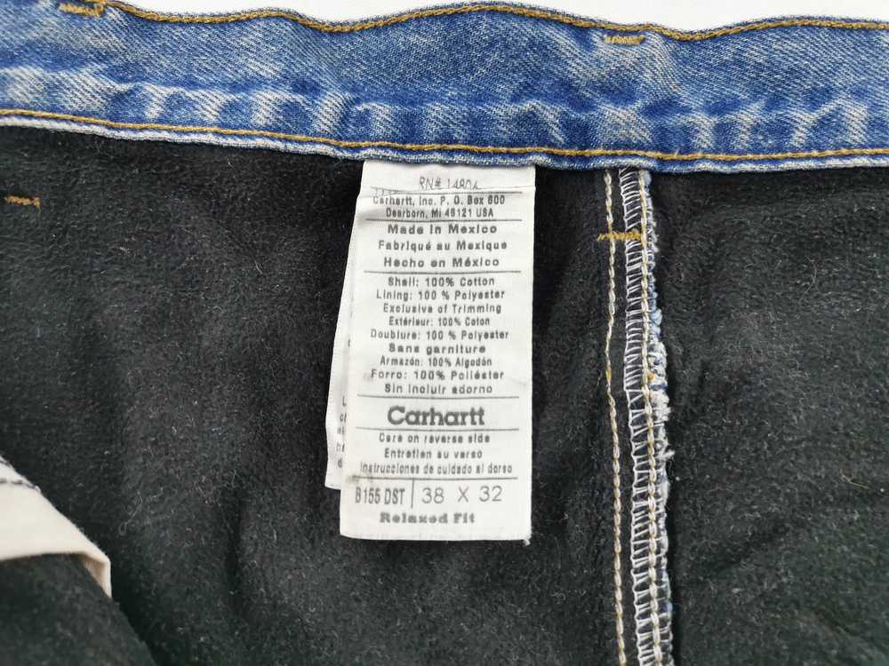 Carhartt Vintage 90s Carhatt Denim Jeans Size 40/… - image 9