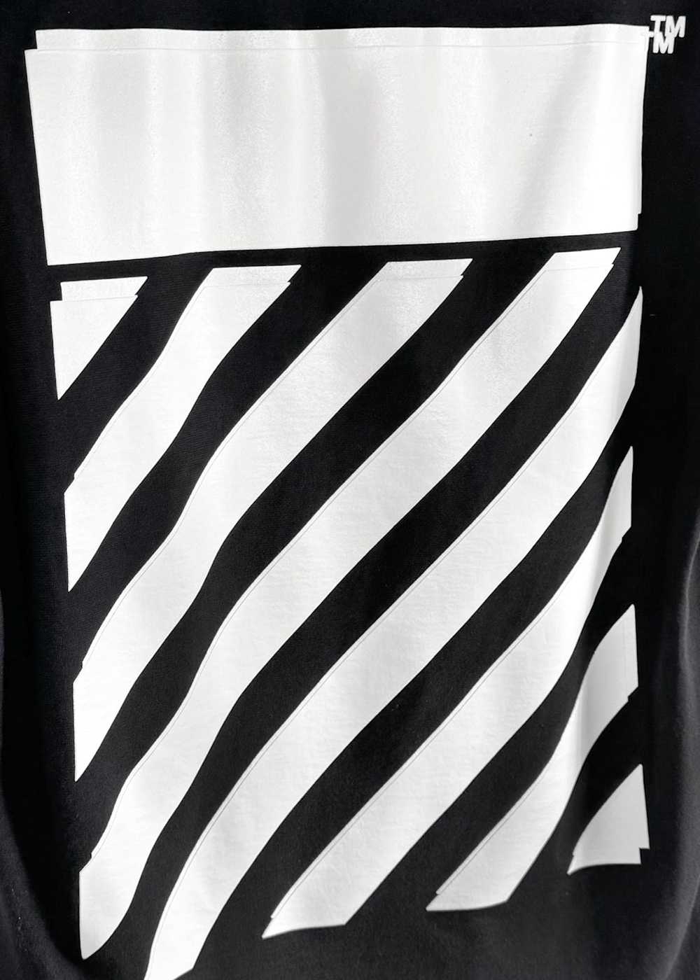 Off-White Off-White Black Diagonal Logo T-shirt - image 4