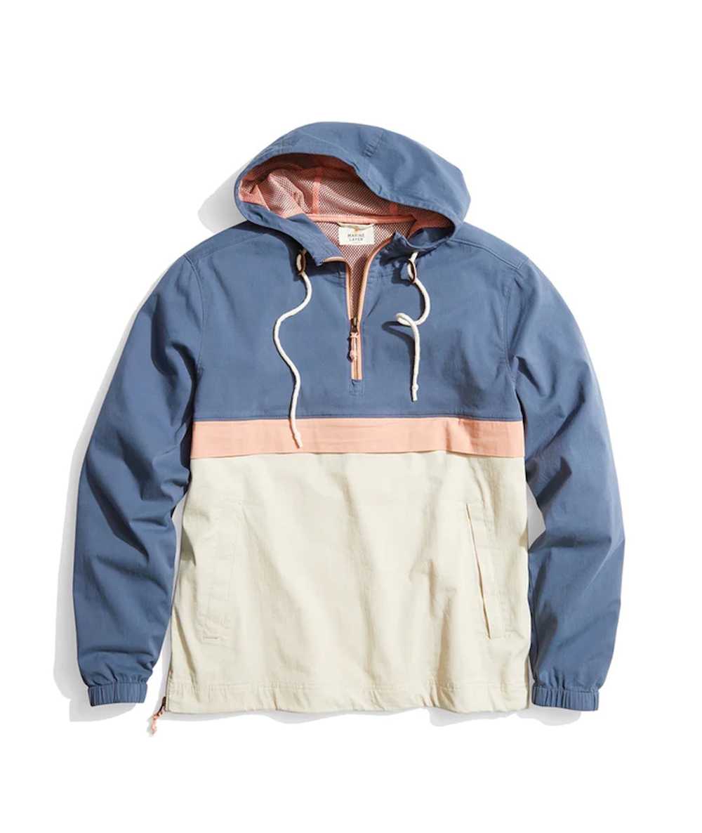 Marine Layer Anza Anorak ¼ Zip Pullover Jacket - image 7