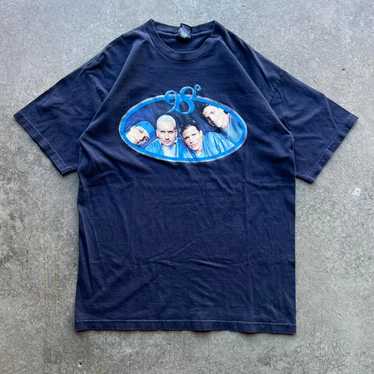 98 Degrees Double Sided Concert T-Shirt XL Rap Tee Screen Starts Tour
