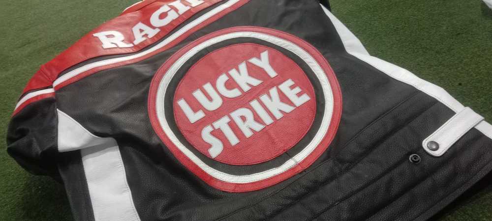 Genuine Leather Vintage Lucky Strike Motorcycle R… - image 9