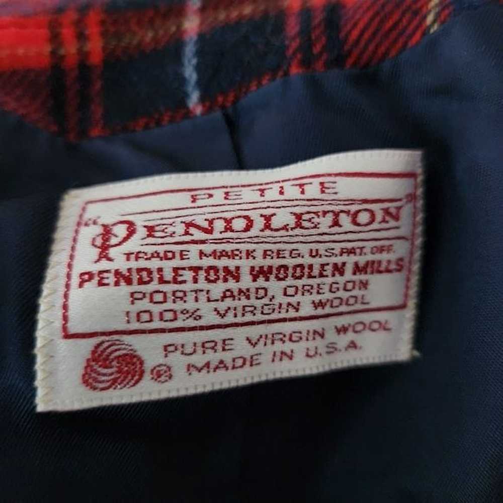 Pendleton Vintage Pendleton Petite Size 12 Plaid … - image 5