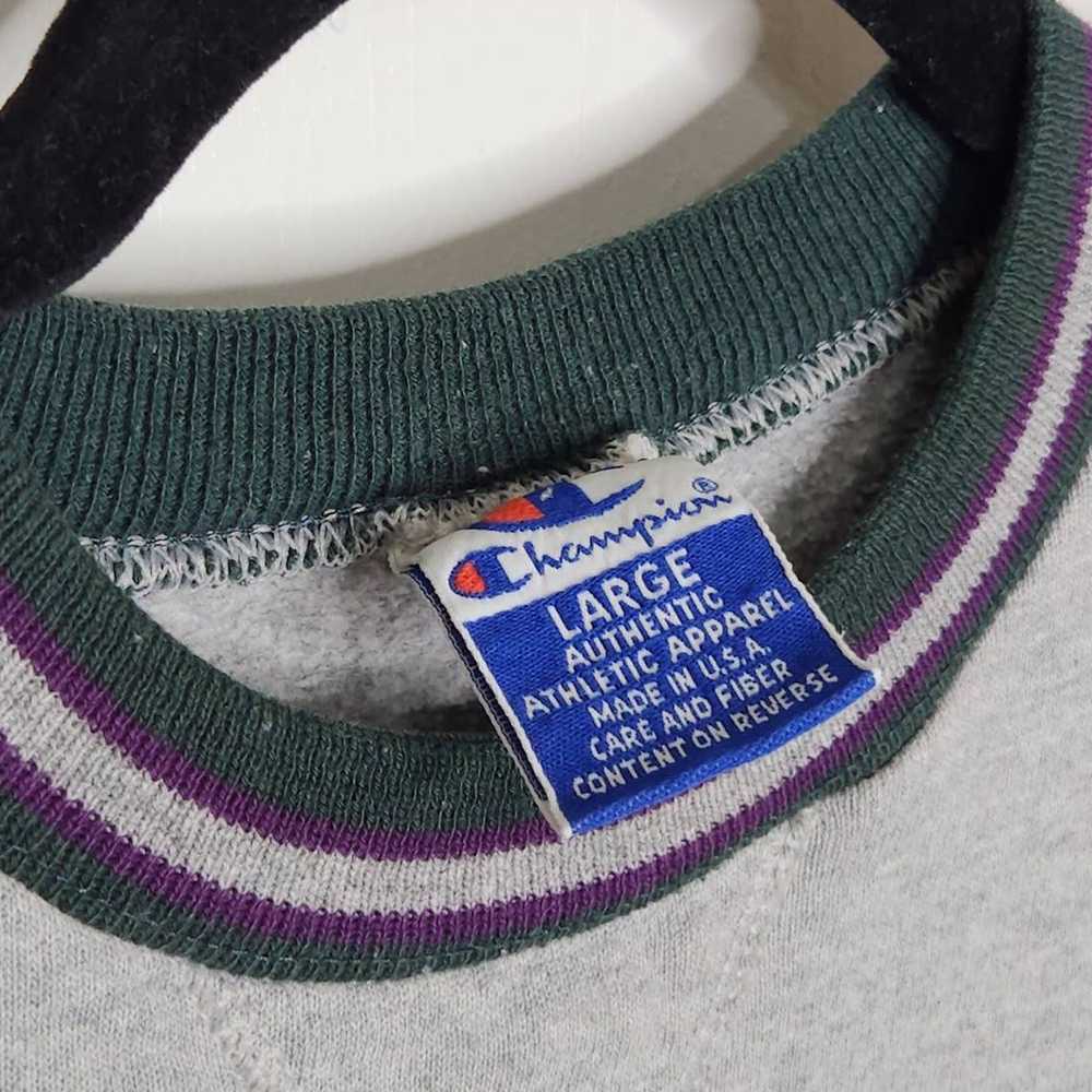 Champion Vintage Champion Spellout Stitched Crewn… - image 3