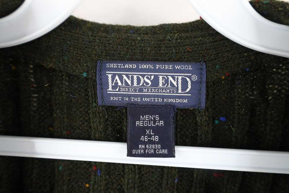 Lands End × Vintage Vintage 90s Lands End Wool Ca… - image 4