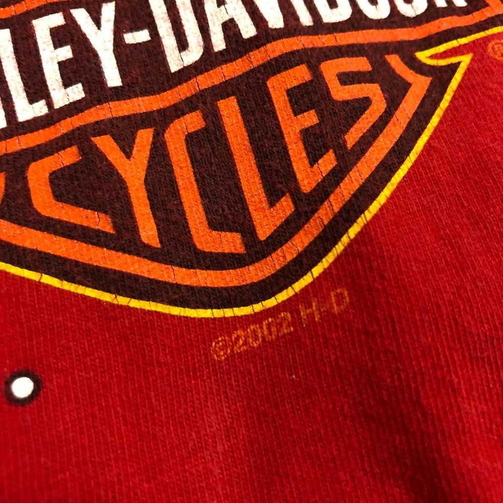 Vintage Early 2000’s Harley Davidson Eagle Flag G… - image 6