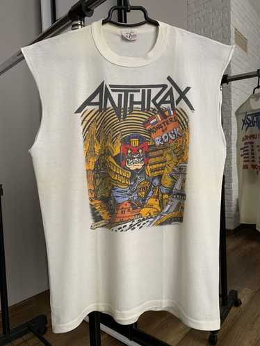 Band Tees × Rock T Shirt × Vintage 1988 Anthrax “… - image 1