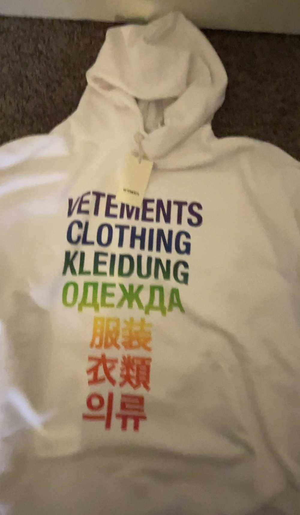 Vetements Vetements Translation Hoodie - image 2