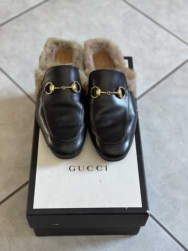 Gucci Gucci Princeton fur leather loafers