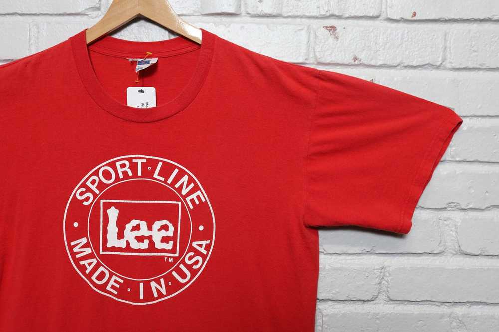 90s lee sport line tee shirt size large - image 2