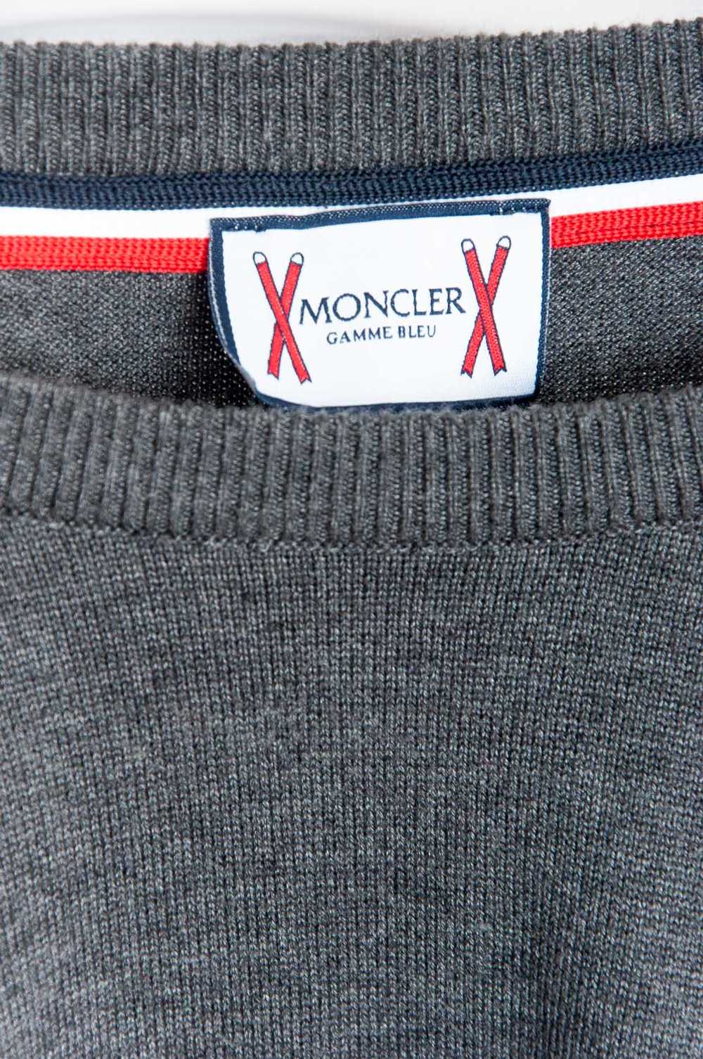 Moncler wool sweater with colorful details Grey m… - image 7
