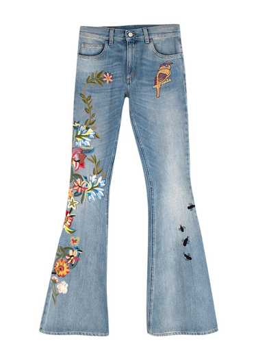 Wow-up your jeans via floral embroidery (very Gucci AW16), and top off with  skater…