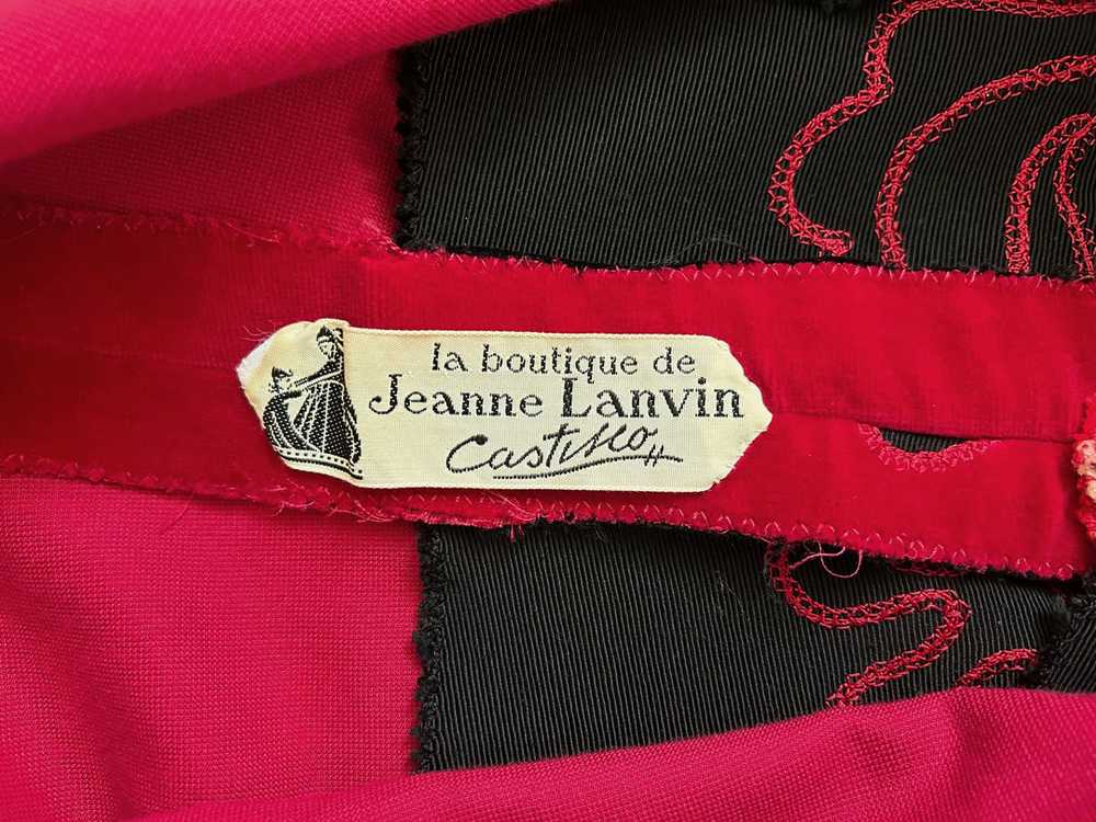 1950s Lanvin Castillo skirt . vintage velvet skir… - image 6