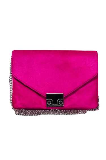 Loeffler Randall - Azalea Pink Fox Fur Crossbody - image 1