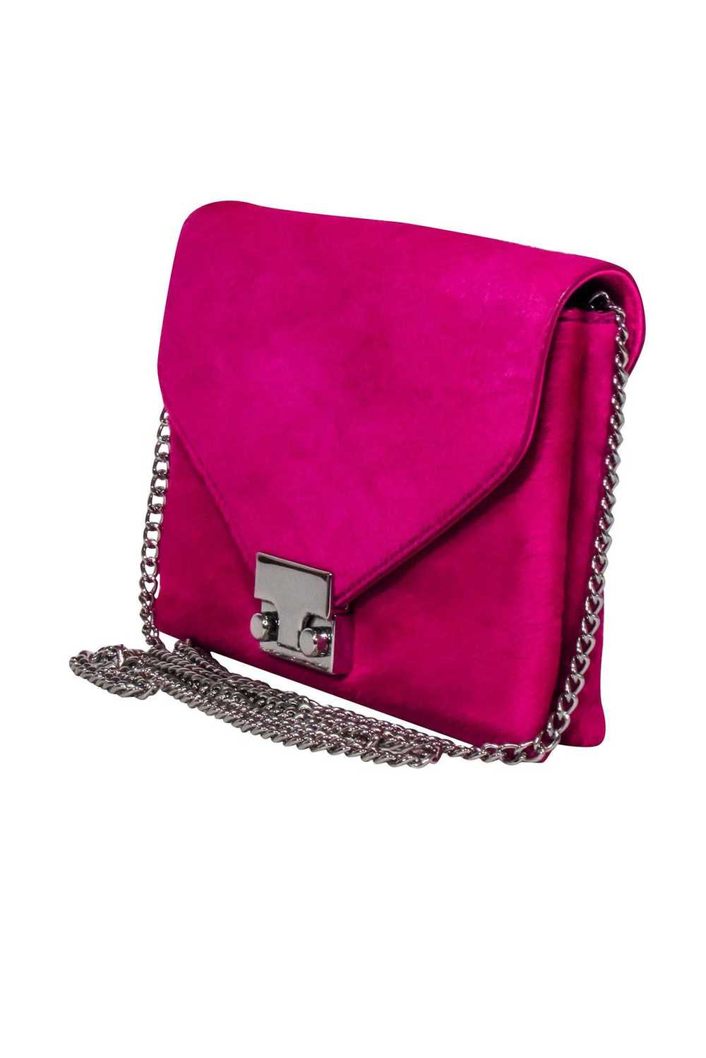 Loeffler Randall - Azalea Pink Fox Fur Crossbody - image 2