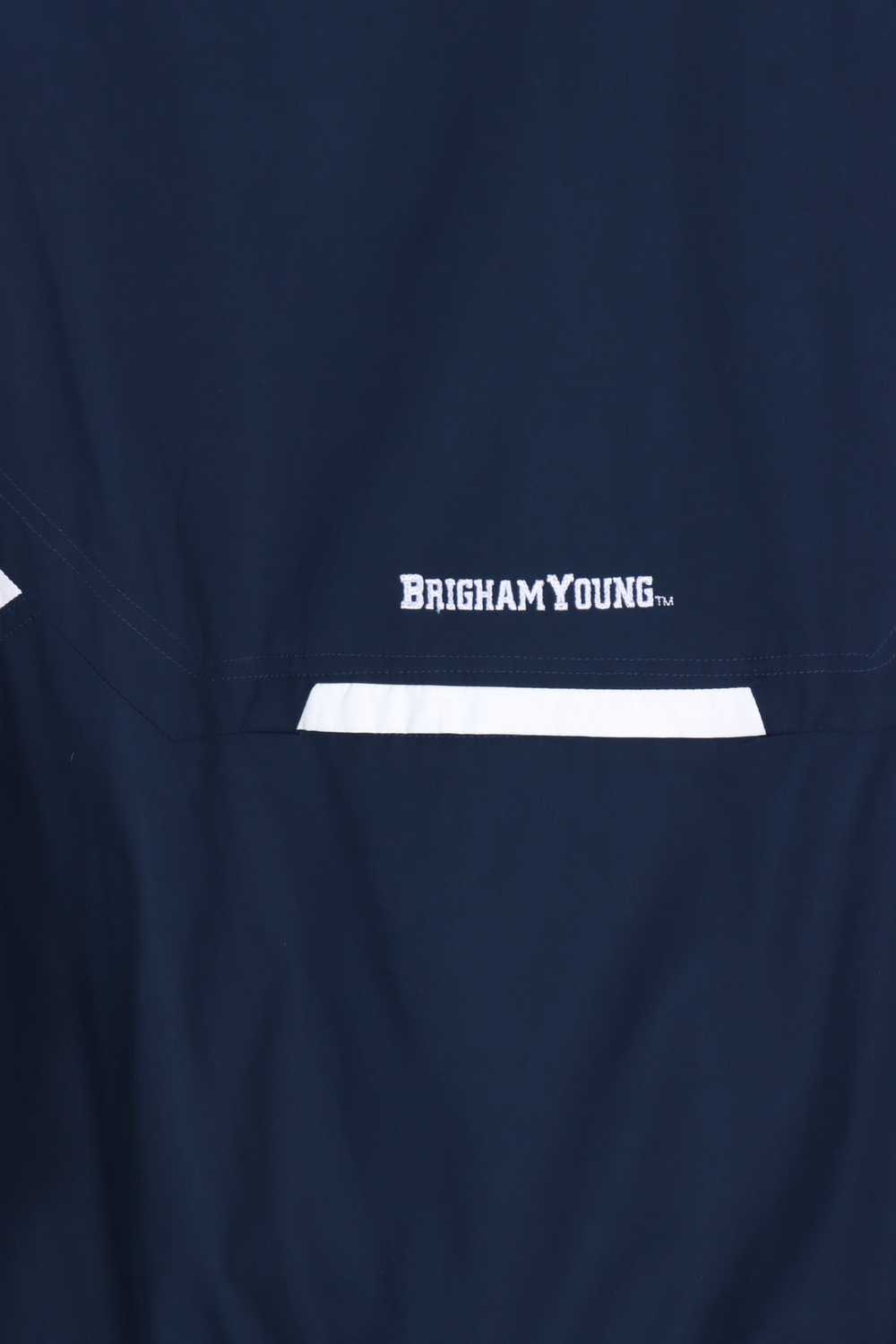 NIKE Embroidered Bringham Young Yahoo 1/4 Zip Win… - image 5