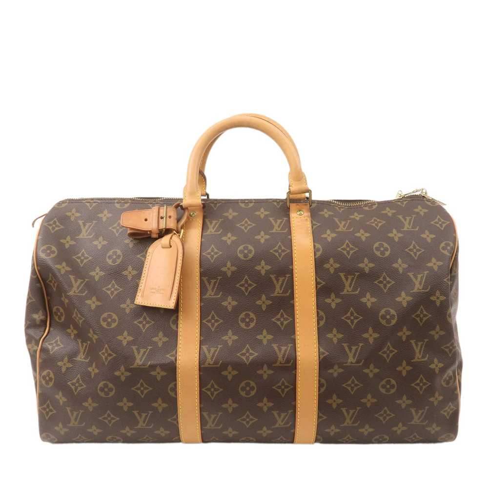 Louis Vuitton Monogram Keep All 50 Boston Bag Bro… - image 1