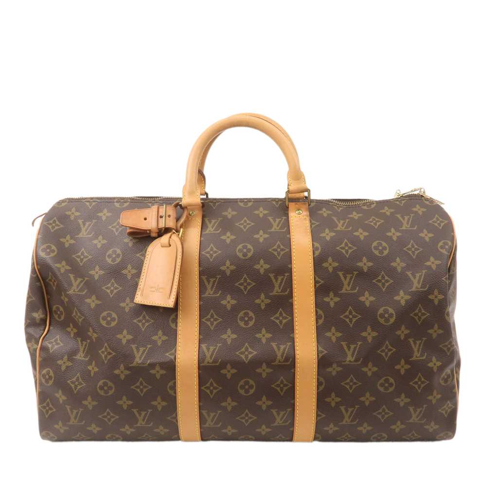 Louis Vuitton Monogram Keep All 50 Boston Bag Bro… - image 2