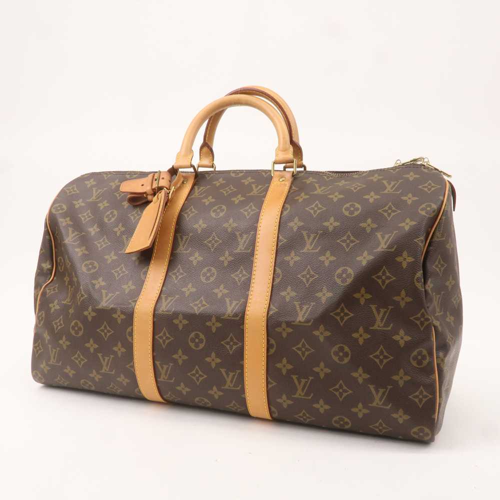 Louis Vuitton Monogram Keep All 50 Boston Bag Bro… - image 4