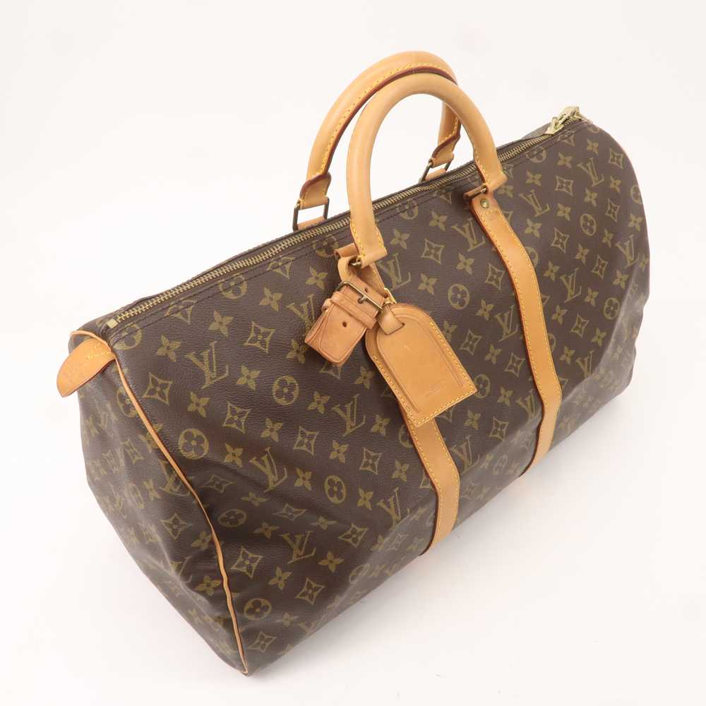 Louis Vuitton Monogram Keep All 50 Boston Bag Bro… - image 5