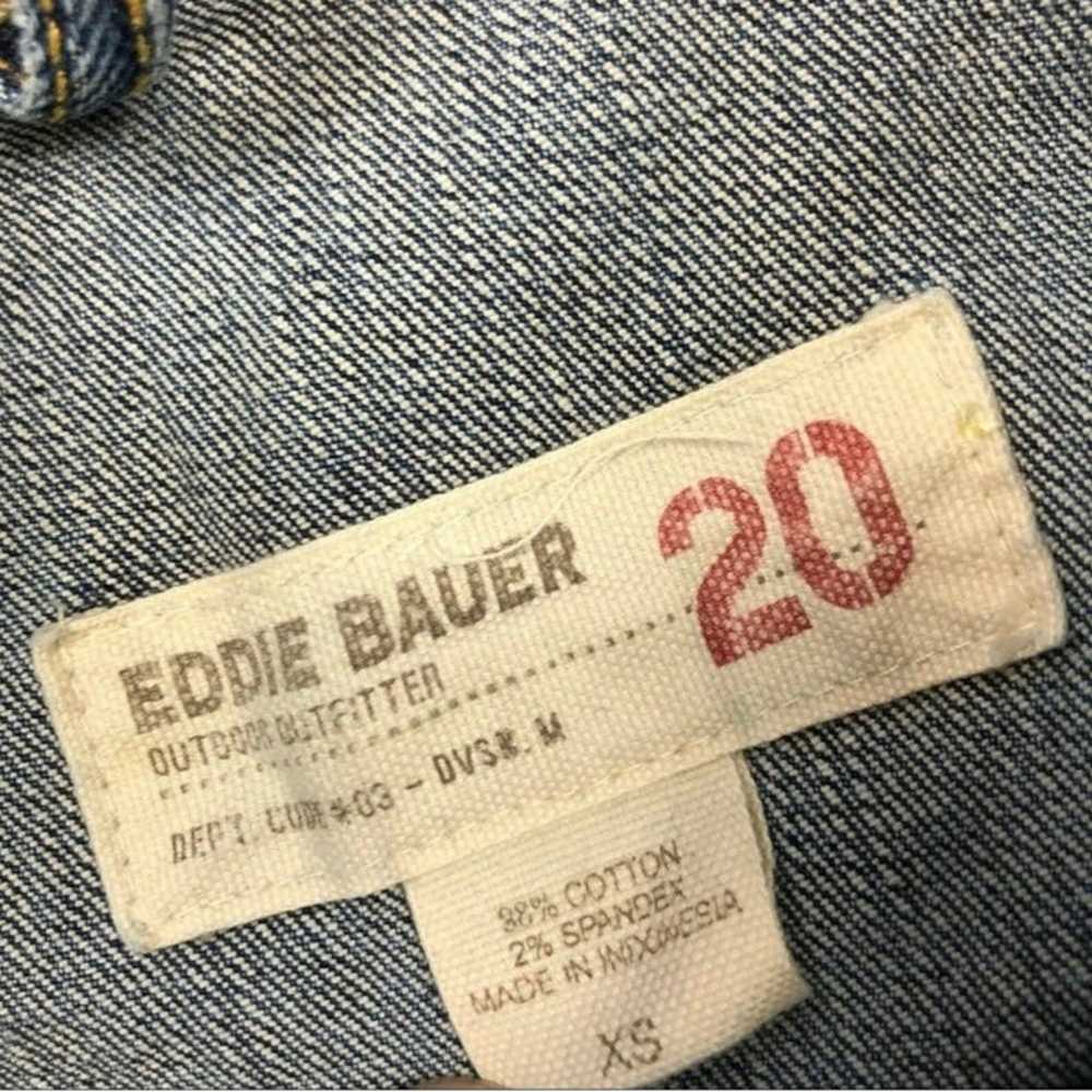 Vintage Eddie Bauer Fitted Jean Jacket Size XS - image 5