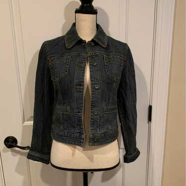 Ann Taylor Loft Vintage Look Jean Jacket - image 1