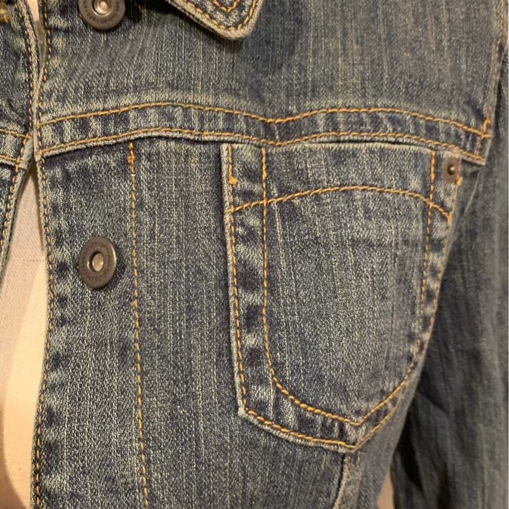 Ann Taylor Loft Vintage Look Jean Jacket - image 2