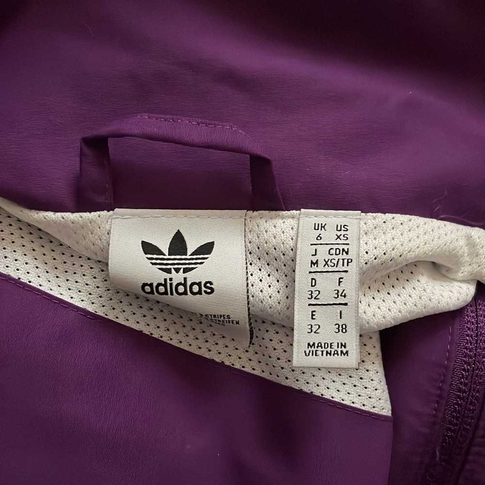 Purple Adidas Windbreaker - image 3
