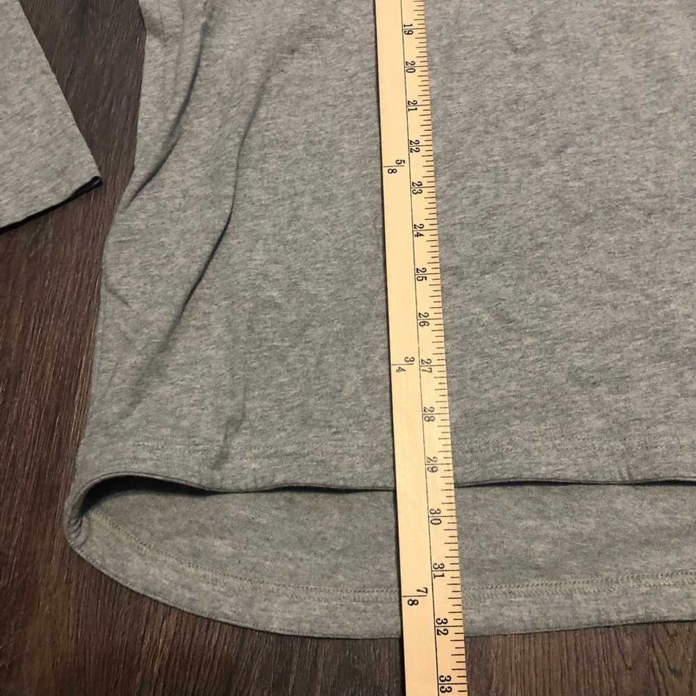Nike Mens Hoodie Sweatshirt Gray Heathered Drawst… - image 3