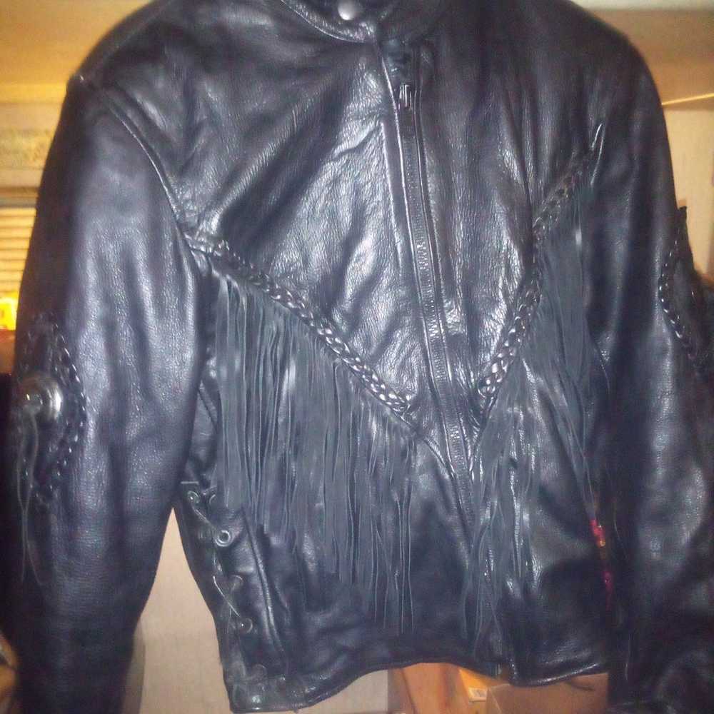 Vintage Hot Leathers Motorcycle Jacket - image 2