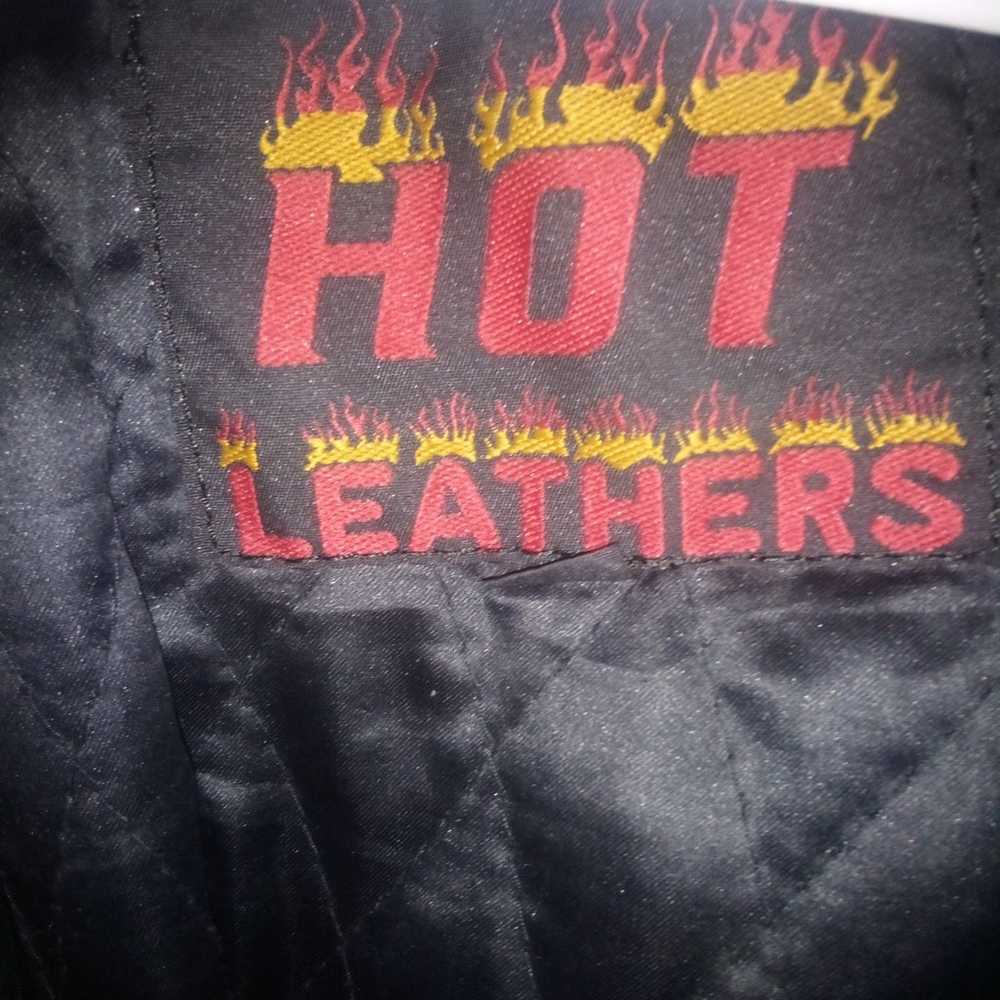 Vintage Hot Leathers Motorcycle Jacket - image 6