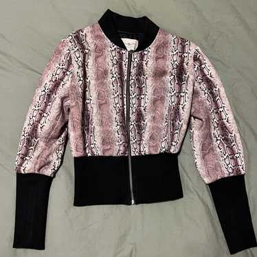 *Unique collection* Animal print bomber jacket -s… - image 1